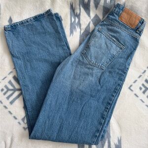 Zara Blue Straight Jeans Classic Denim